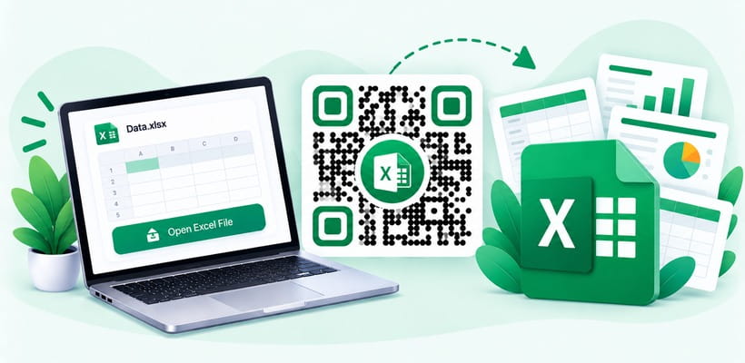Codice QR per Excel che apre un foglio di calcolo caricato