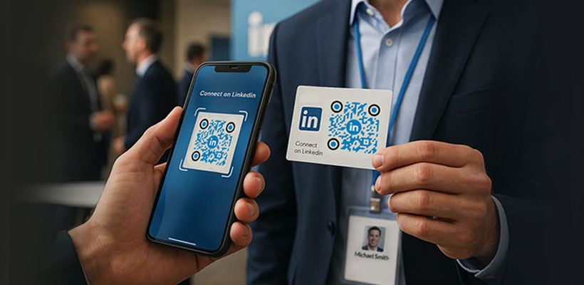O que é um QR Code do LinkedIn?