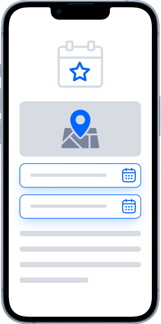 Generate an event QR code with title, location, and date details