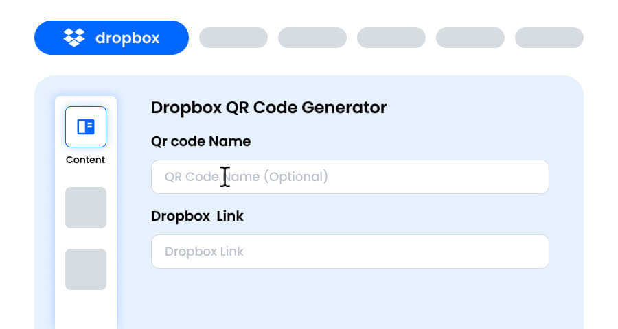 Incolla il tuo link Dropbox