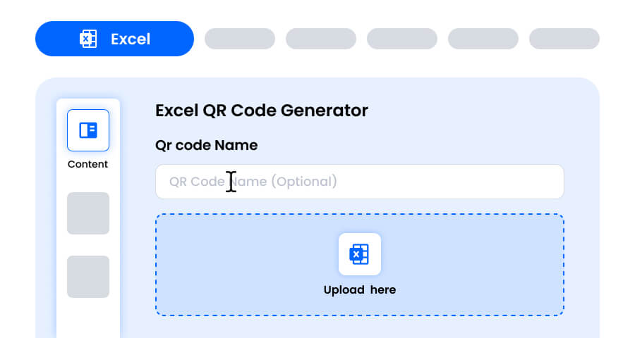 Carica il tuo foglio di calcolo Excel